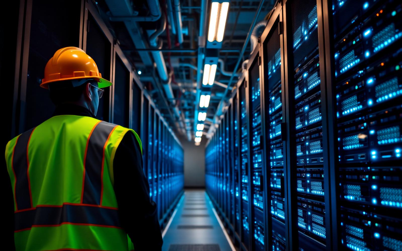 Data centre server hall